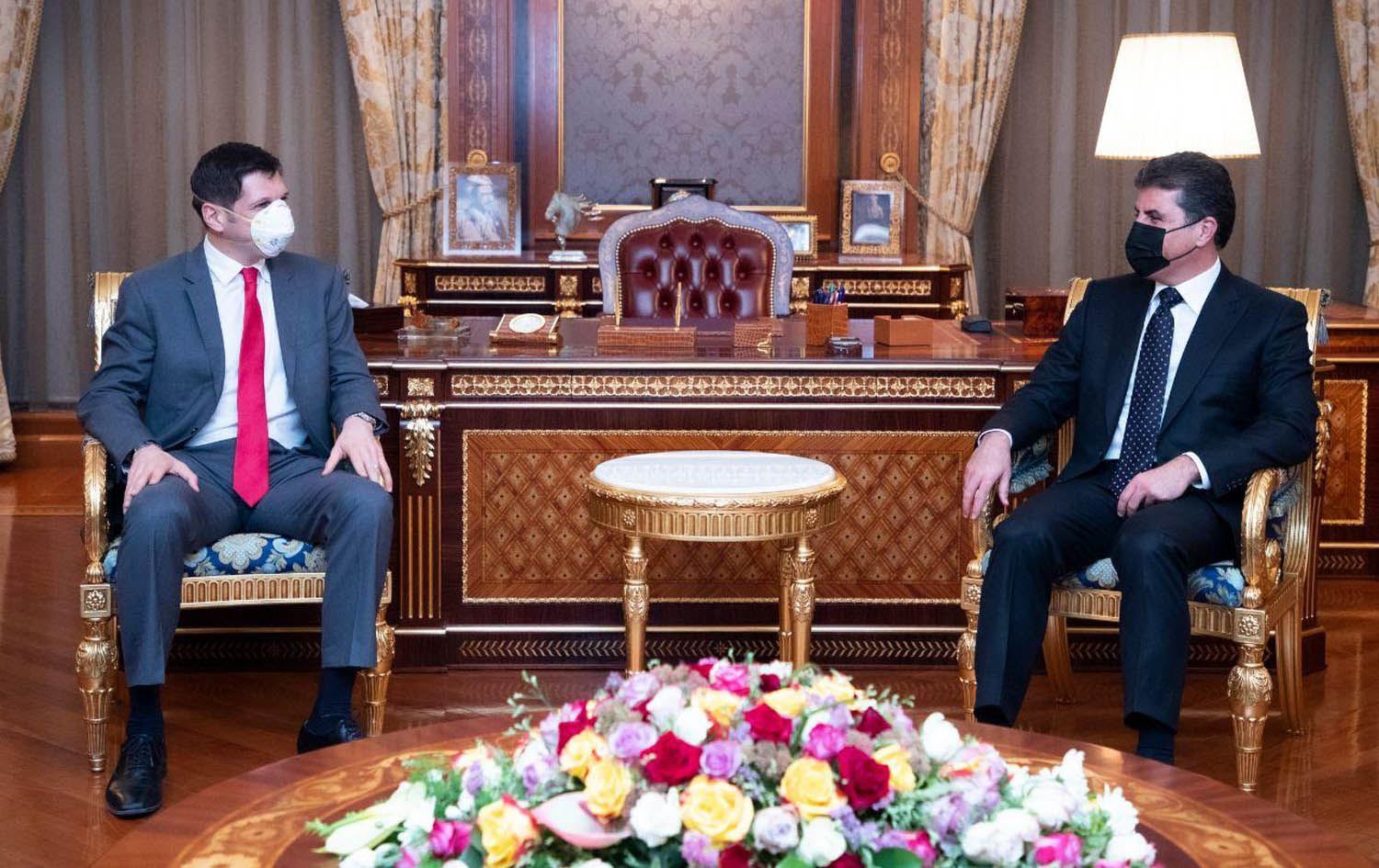 Neçirvan Barzani ABD Dışişleri Bakan Yardımcısı ile bir araya geldi