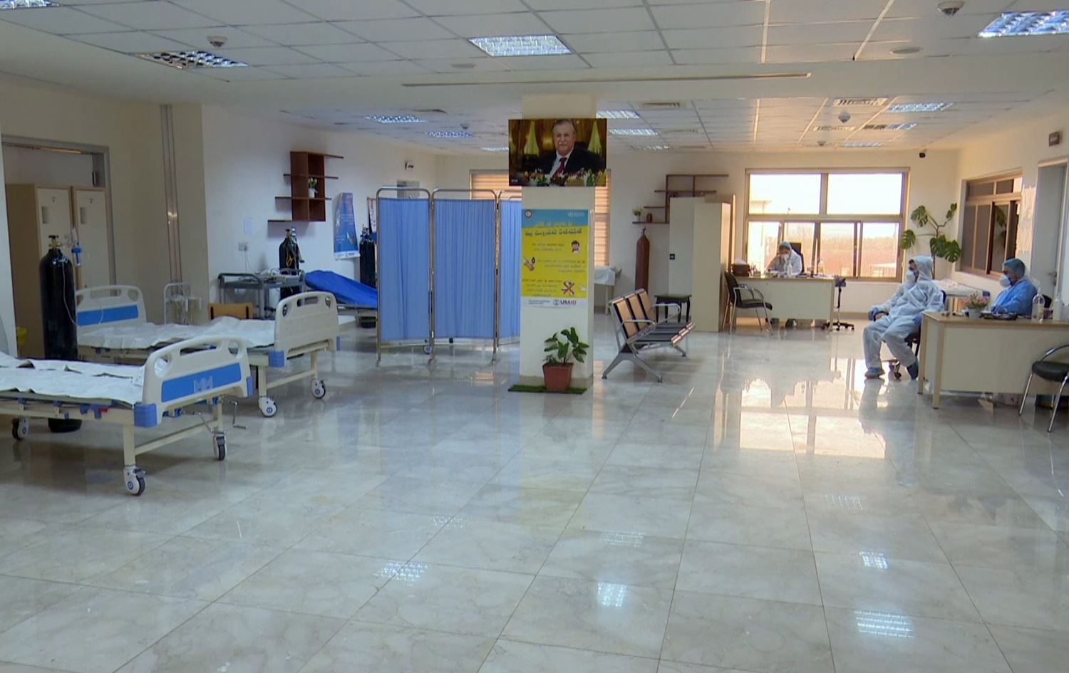 هەڵەبجە؛ لە 24 کاژێردا پێنج تووشبووی کۆرۆنا مردوون و هەشتی دیکەش بە ئامێر هەناسە دەدەن