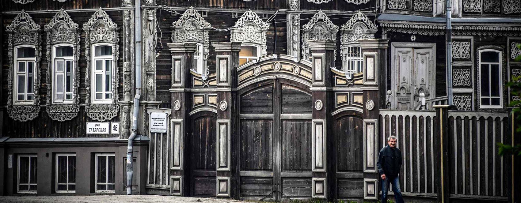 FOTO - Rusya'nın büyüleyici ahşap evleri