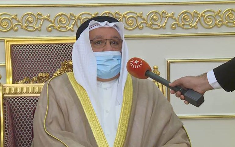 Şêx Elî Cerah el Subah, Wezîrê Karûbarê Dîwana Mîrî ya Kuweytê. Wêne: Rûdaw TV