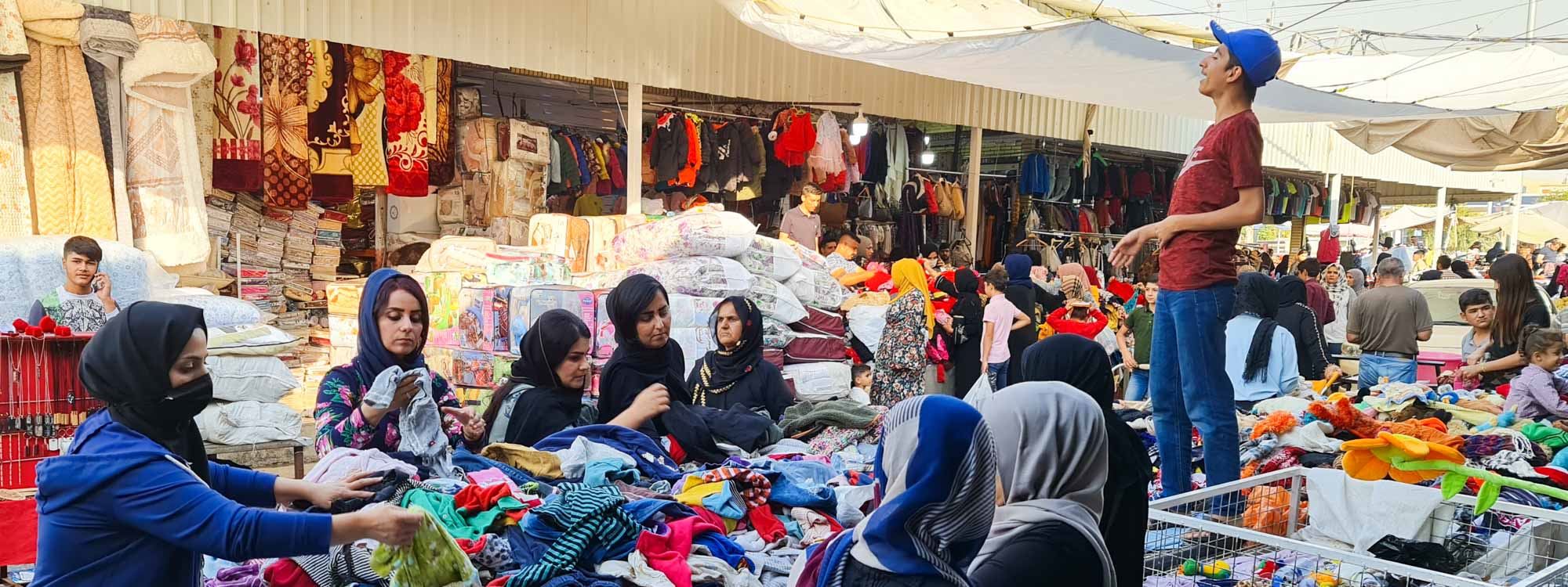 مووچە و گەشتیار بازاڕی لەنگەی هەولێر دەبووژێننەوە