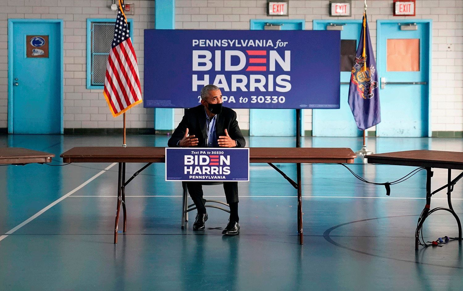 Obama li dijî Trump dest bi kampanya hilbijartinê kir