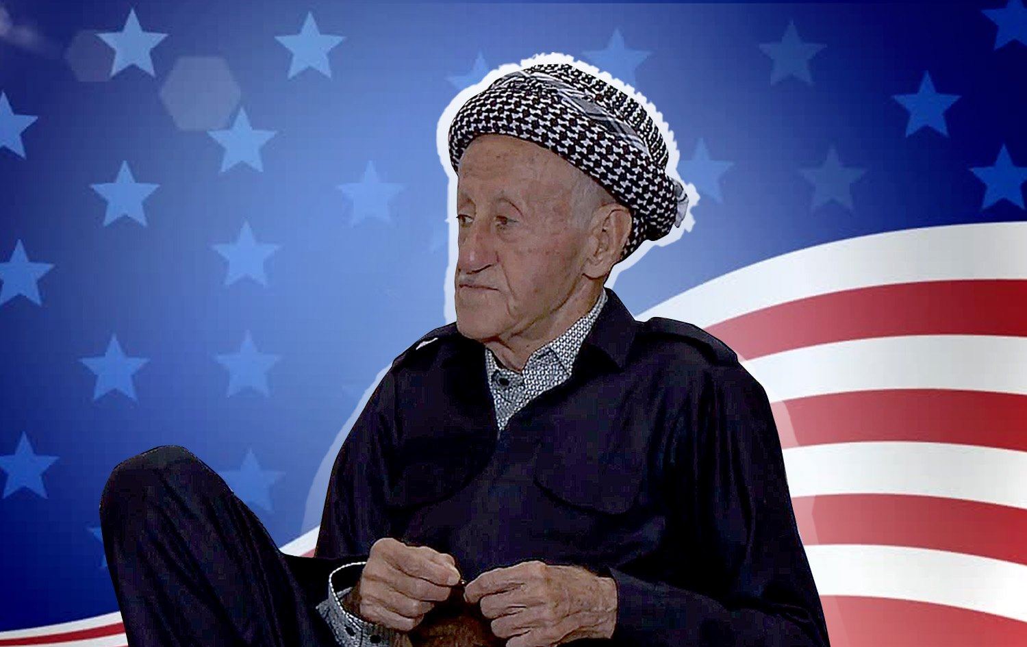 Li Amerîkayê kalemêrekî Kurd ê rizgarbûyê Enfalê bi cilên Kurdî deng da