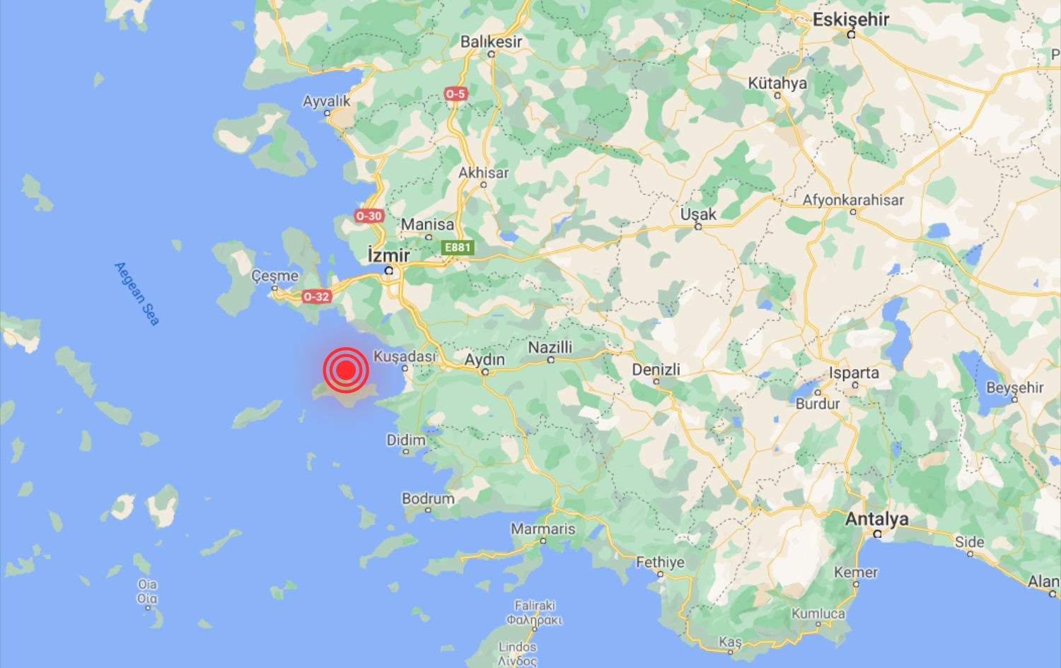 Kandilli: Ege’de 5.00 büyüklüğünde artçı sarsıntı oldu