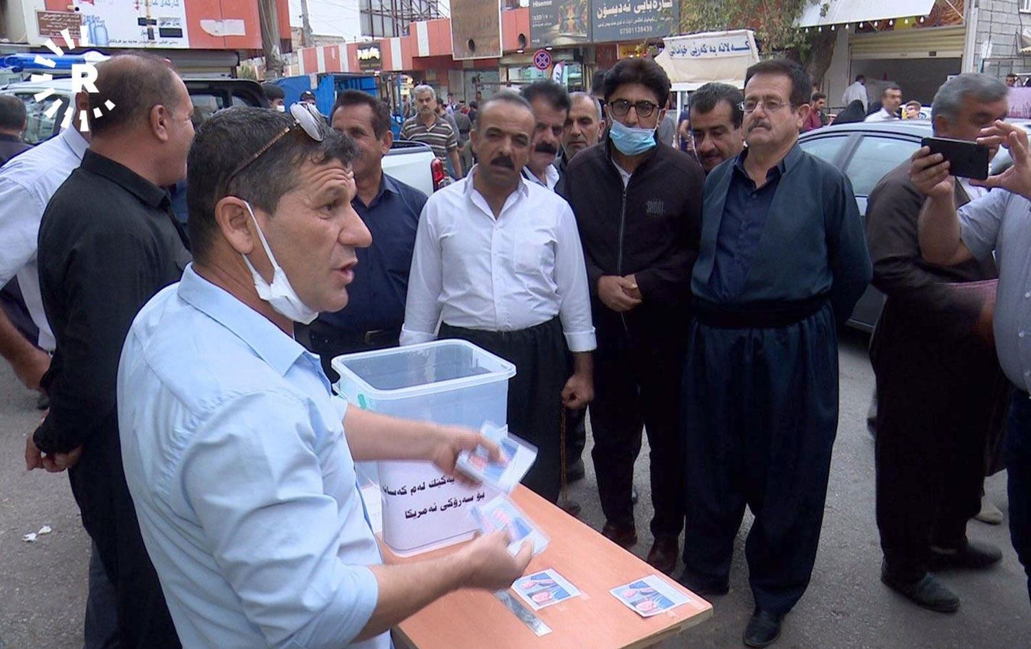 Halepçe’de ABD Başkanlık Seçimleri için temsili sandık kuruldu