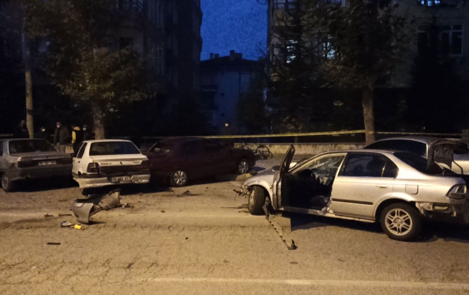 Enişte kayınbirader kovalamacası ortalığı savaş alanına çevirdi