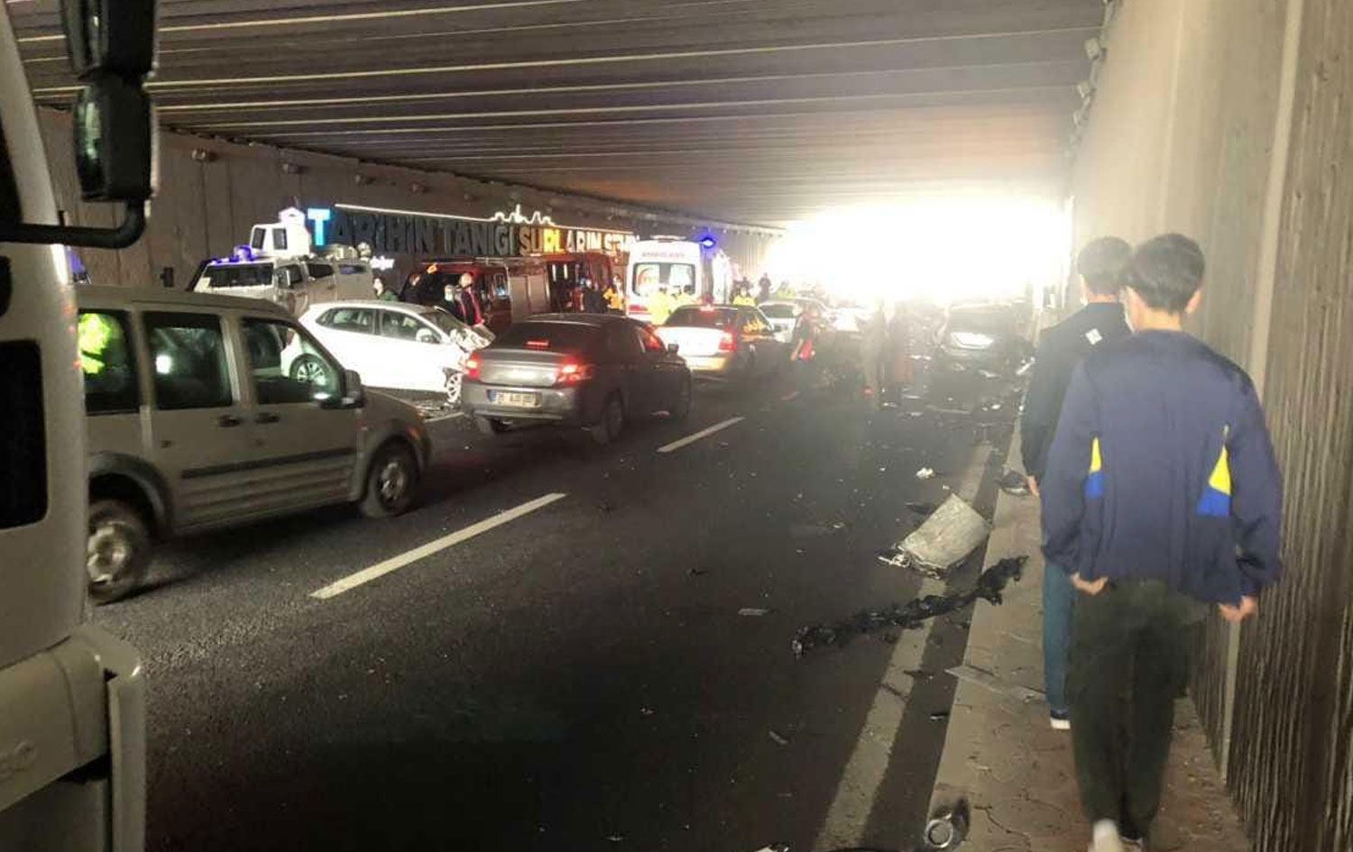 Diyarbakır'da zincirleme trafik kazası