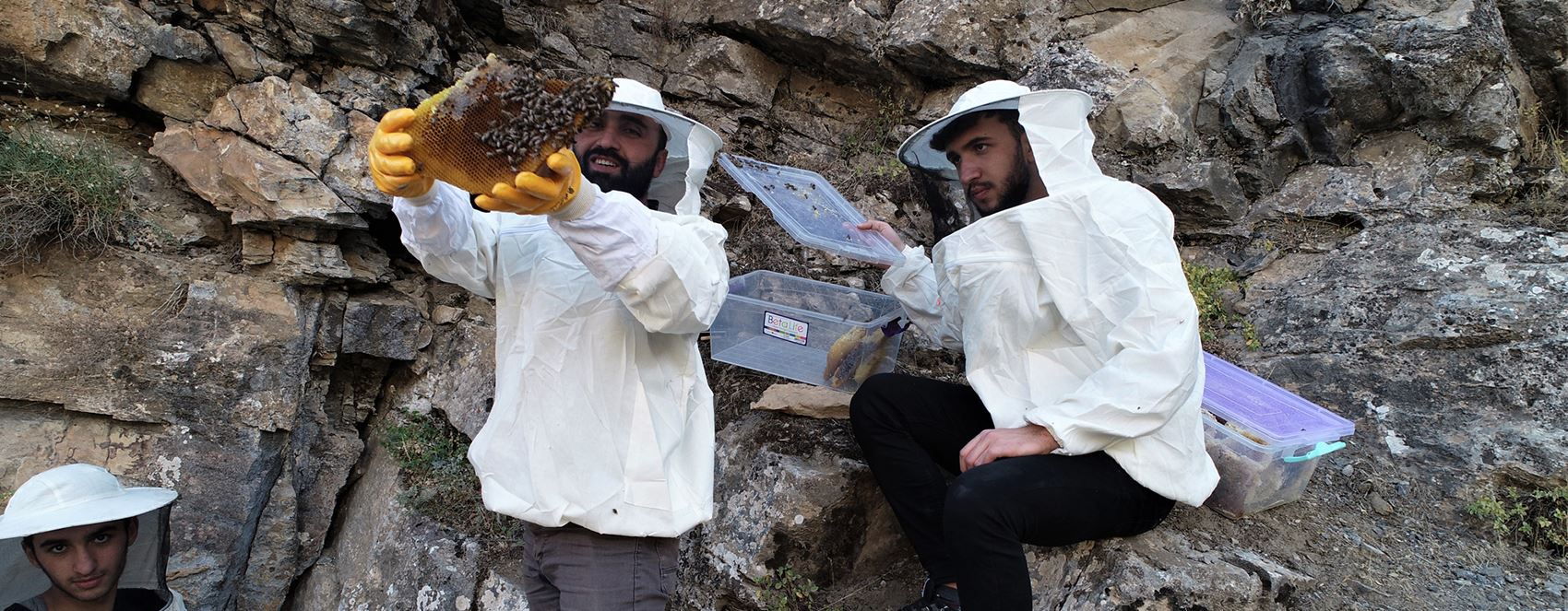 FOTO - Binbir güçlükle çıkarılan "kaya balı" rağbet görüyor