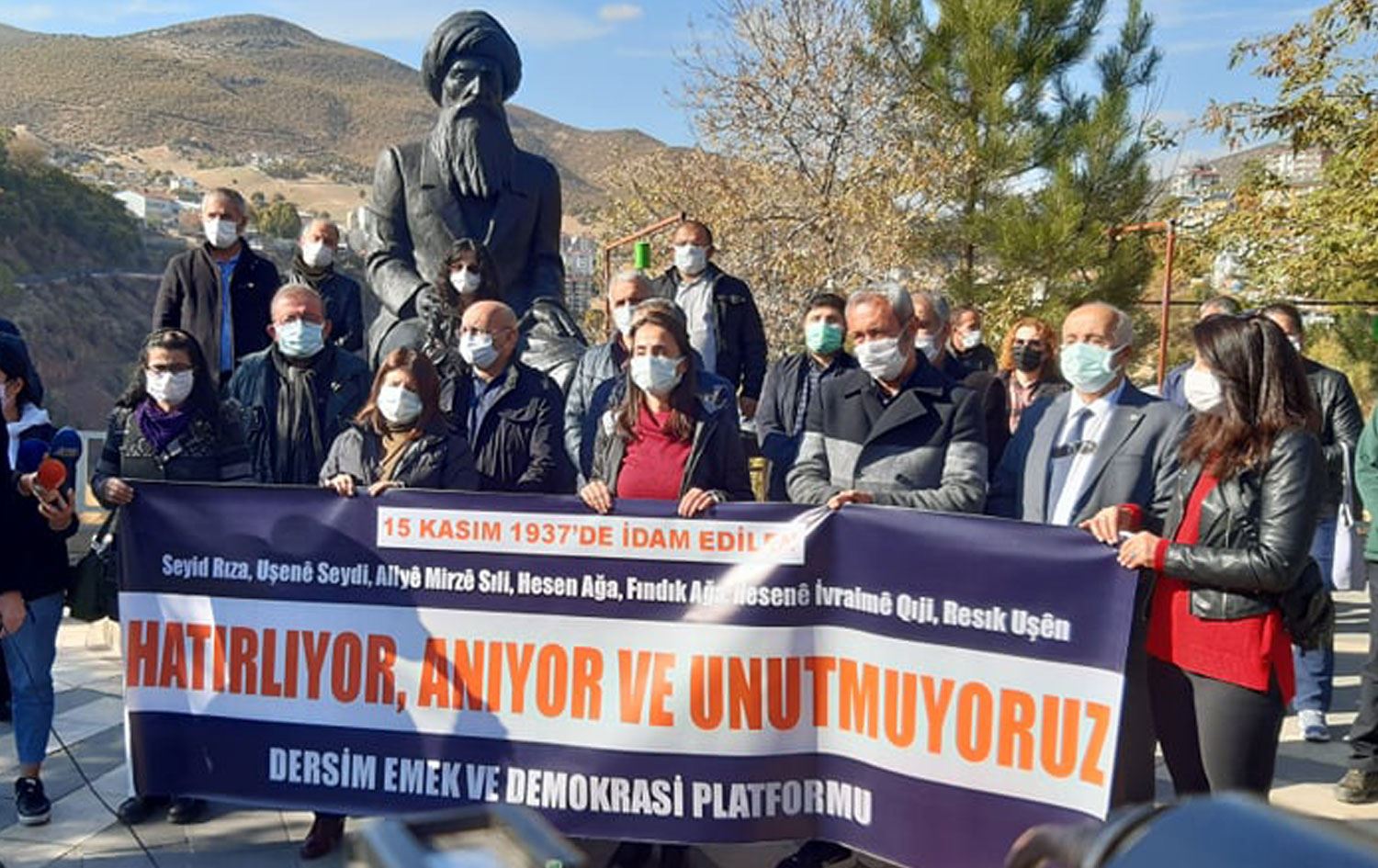 Seyit Rıza ve arkadaşları Dersim’de anıldı