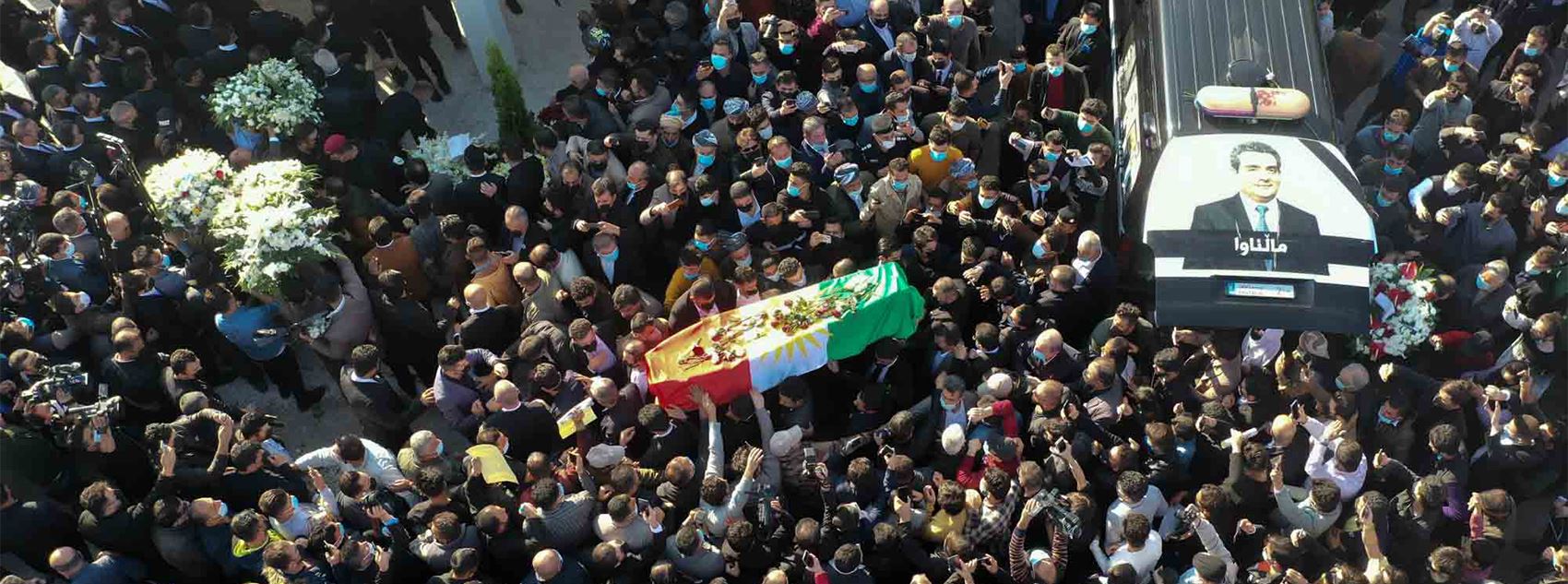 FOTO – Erbil Valisi Ferset Sofi son yolculuğuna uğurlandı