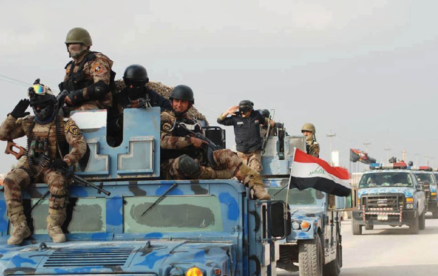 Sê lîwayên polîsê federalî yê Iraqê li Şingalê hatin belavkirin