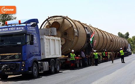 پاڵاوگە زەبالەحەکەی نەوت گەیشتە هەولێر