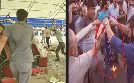 Li Amedê konê fitarê yê Konsulxaneya Amerîka ya Edenê rastî êrişê hat