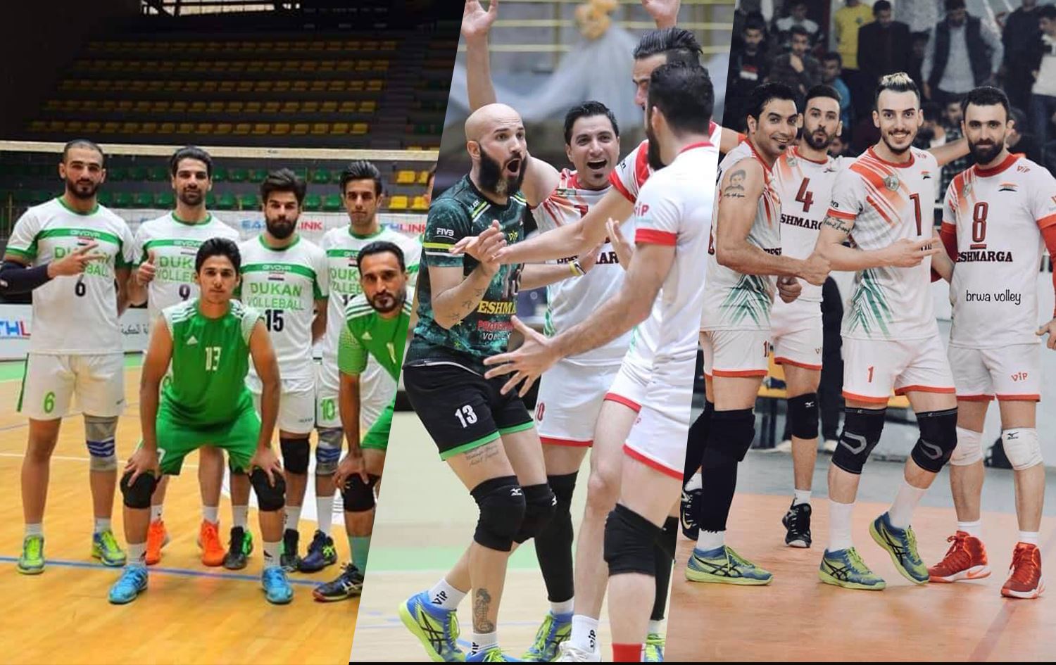 خولی بالەی یانە نایابەکانی عێراق بەبەشداری 3 یانەی کوردستان دەکرێت