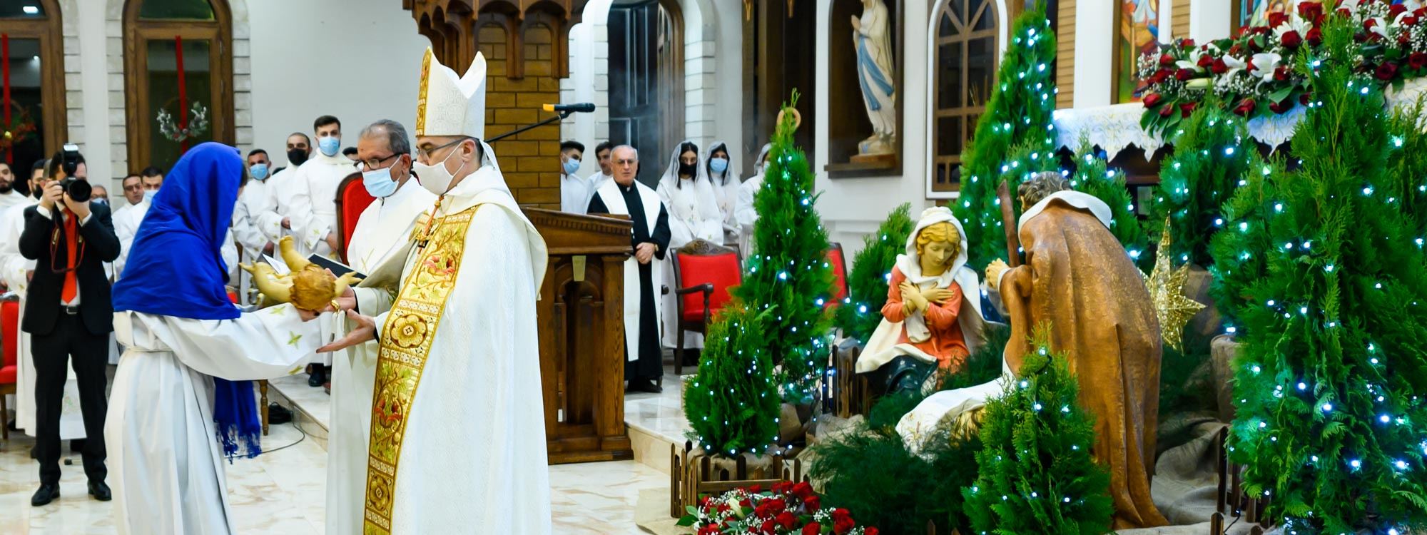 Krîstiyanên Hewlêrê bi nimêj û duayan Krîsmas pîroz kirin