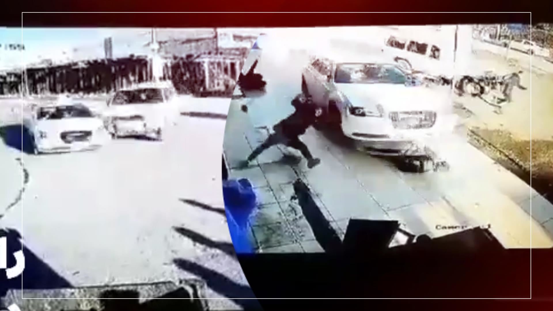 ڤیدیۆی ئەو ئۆتۆمبێلەی دوو یاریزانی یانەی برایەتی کرد بەژێرەوە