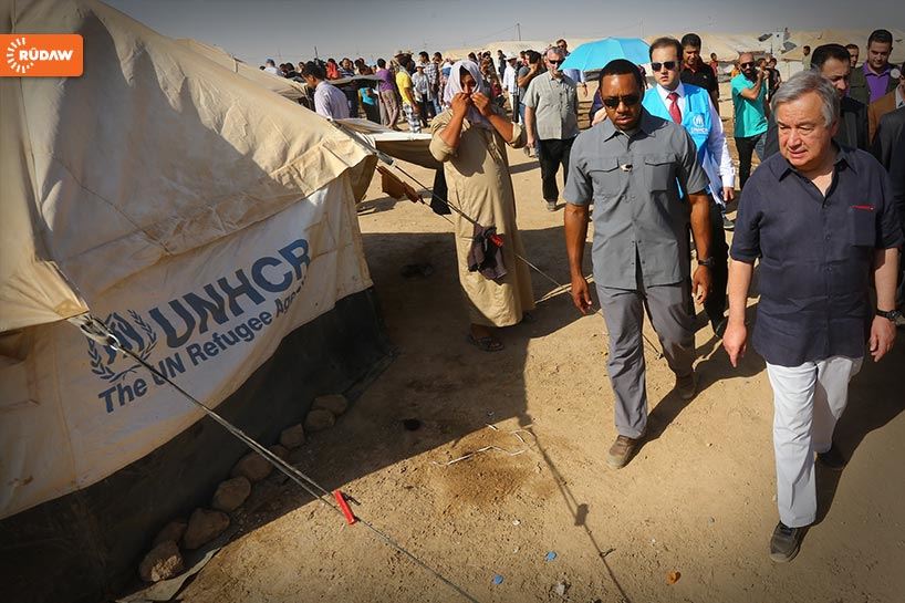 شاندێکی باڵای نەتەوە یەکگرتووەکان سەردانی کەمپی خازری کرد