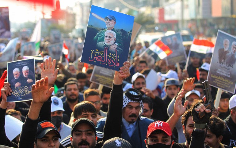 أنصار الحشد الشعبي - أحمد الربيعي / ا ف ب