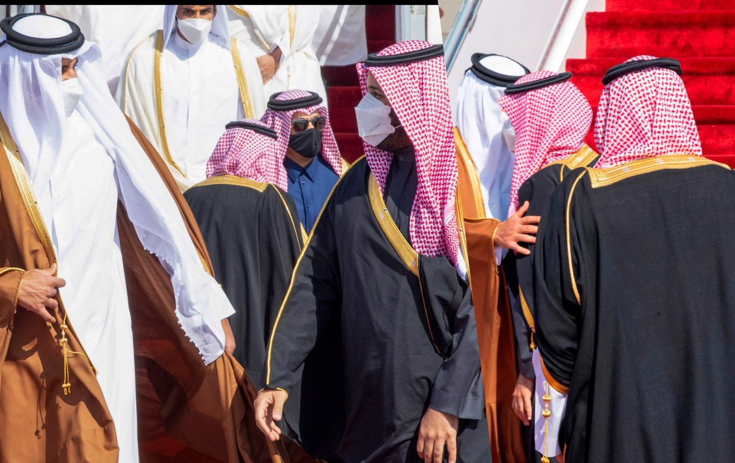 گرژییەکانی نێوان ریاز و دەوحە بە باوەشێکی میر و شازادە کۆتاییهات