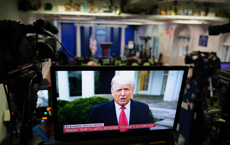 دۆناڵد ترەمپ، سەرۆکی ئەمریکا. وێنە: AFP