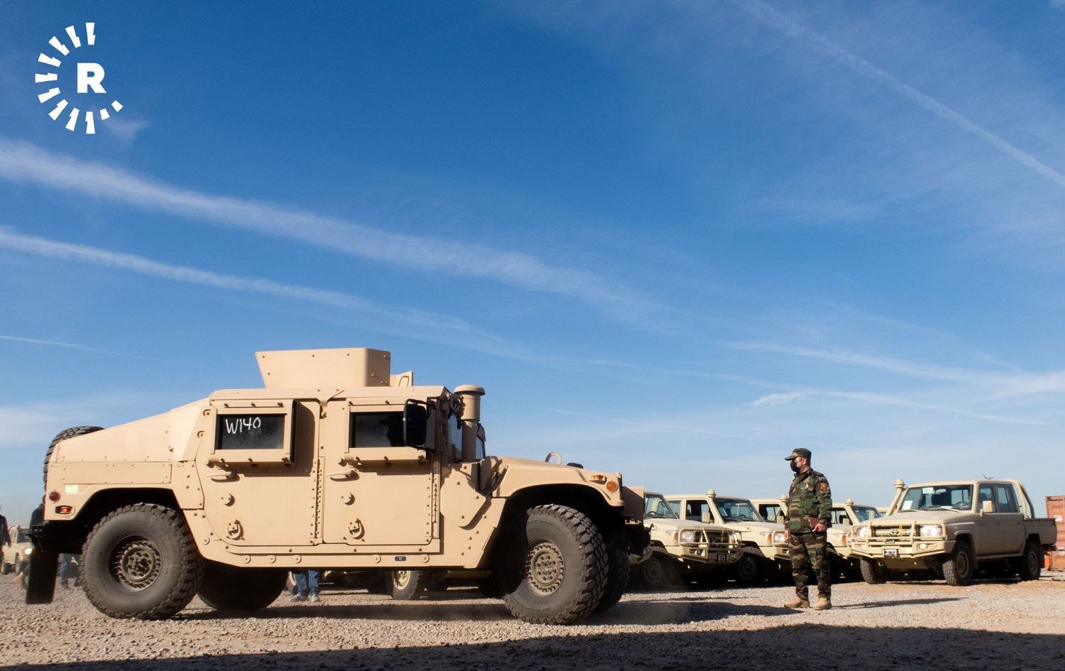 Amerîkayê 93 wesayîtên serbazî pêşkêşî Hêzên Pêşmerge kirin