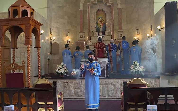 Kürdistan Bölgesi'ndeki Ortodoks Ermeniler Noel bayramını kutladı