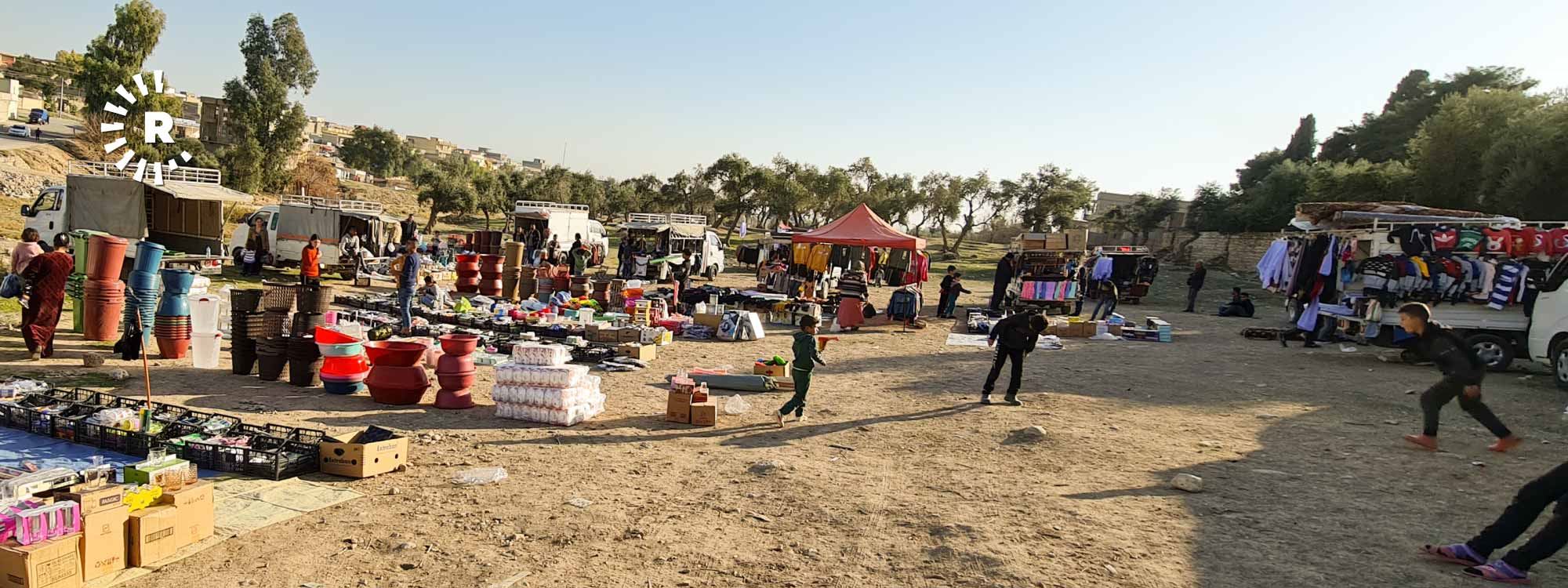 Fotoğraflarla Şengal’de halk pazarı