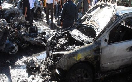 Otomobîleke mînkirî bajarê Dûma hejand