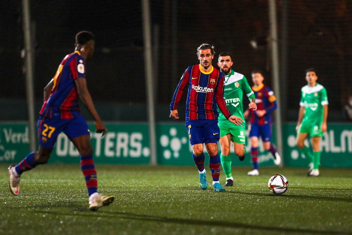 ڤیدیۆ؛ بارسێلۆنا بەزەحمەت گەیشتە قۆناخی 16ـی جامی شای ئیسپانیا