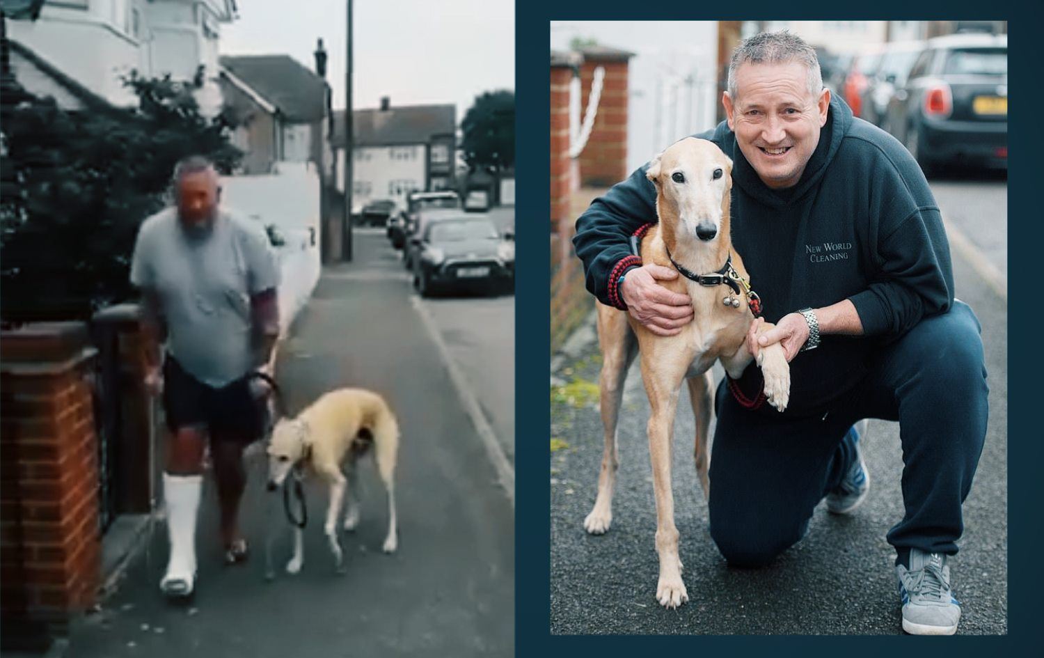 ڤیدیۆ؛ سەگێک لەبەر هاوسۆزی بۆ خاوەنەکەی خۆی شەل دەکات