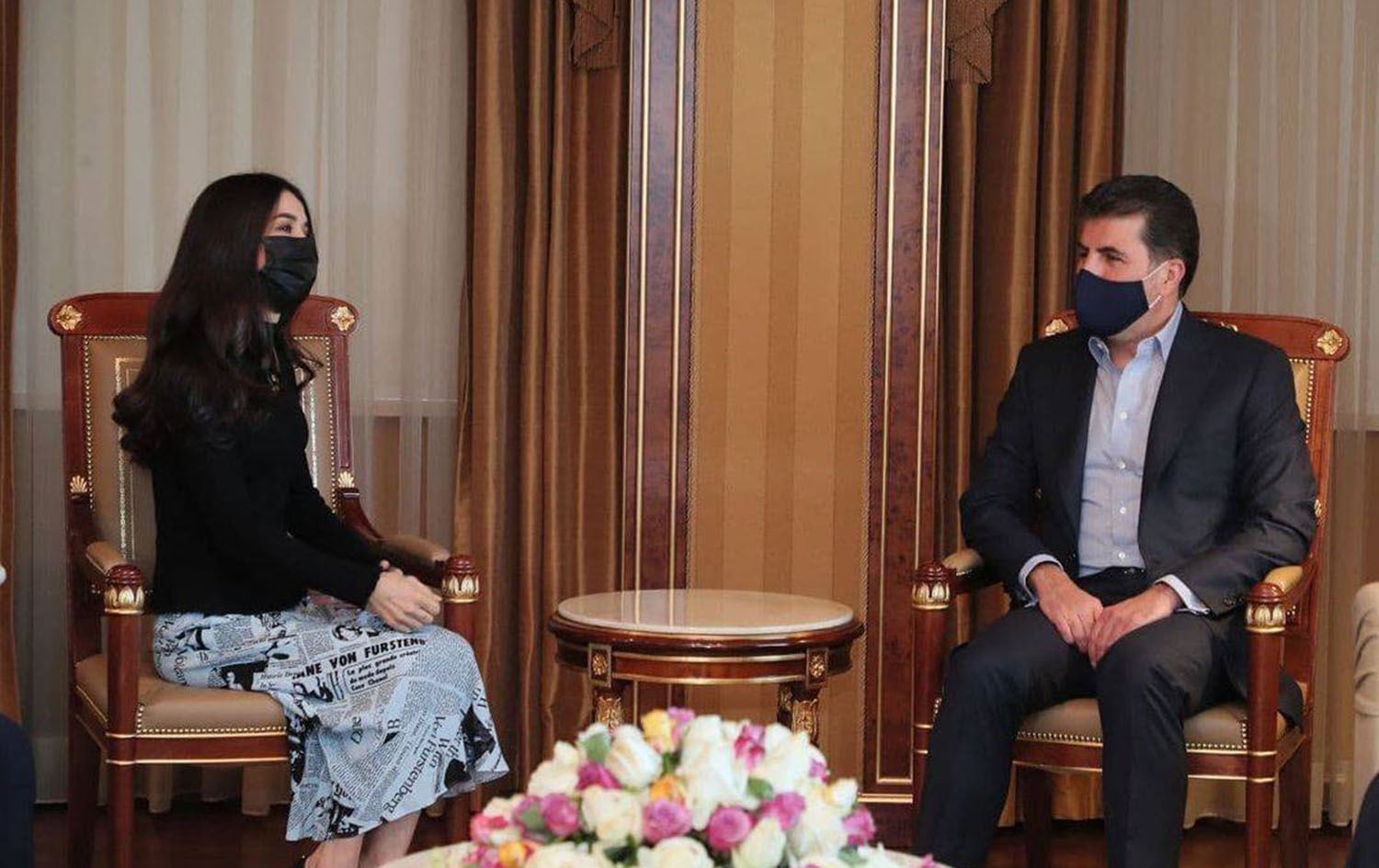 Neçirvan Barzani, Nadia Murad ile Ezidi Kürtlerin sorunlarını görüştü