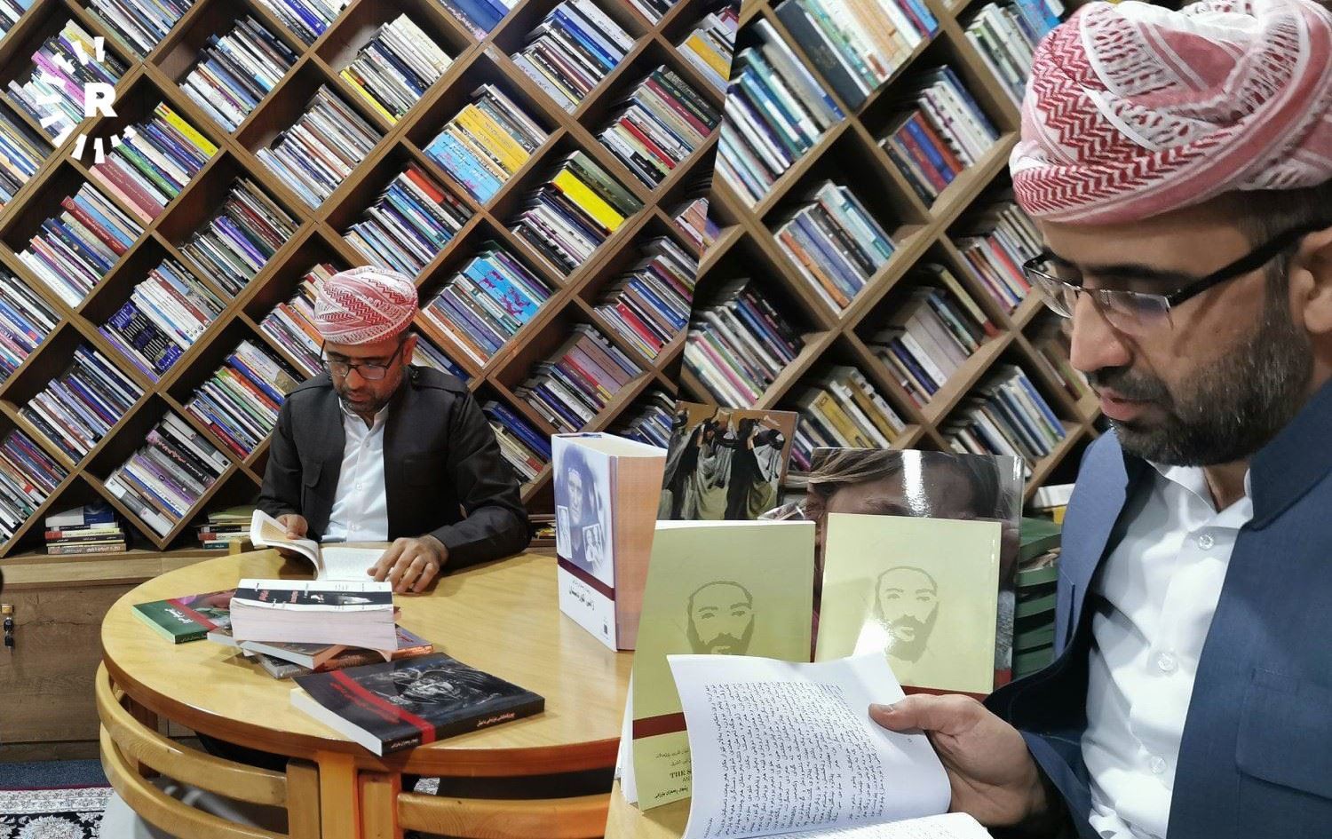 39 yaşındaki Kürt yazar 70 ciltten oluşan 15 kitap yazdı