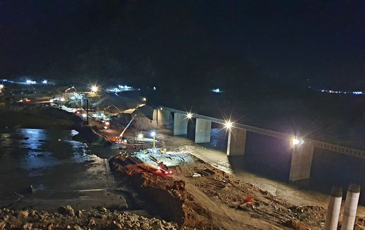 سەرپەرشتیاری پرۆژەکە: بەرزبوونەوەی ئاوی دەربەندی رانیە مەترسیی بۆ پردەکە نەبووە