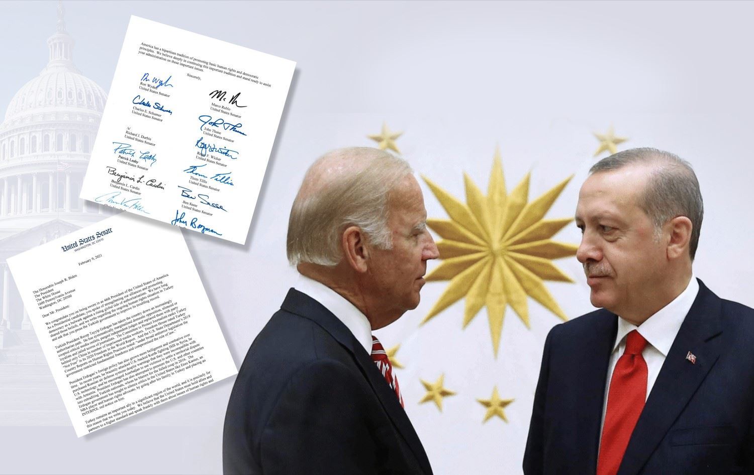 54 senator ji bo Biden: Tirkiye bi bêşermî êrîşî Kurdan kiriye