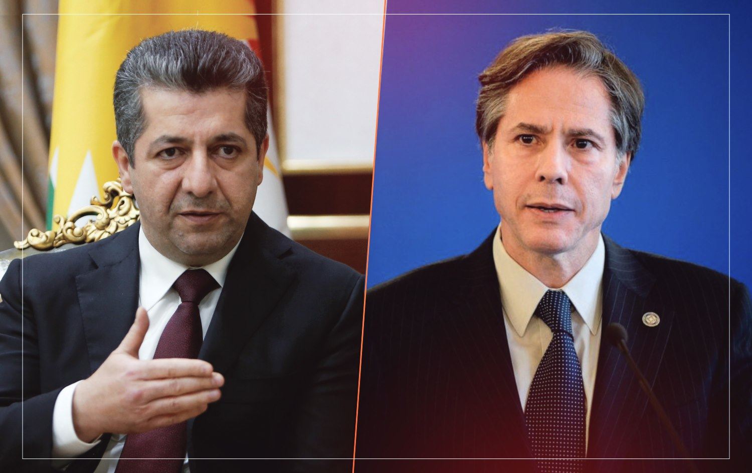 مەسرور بارزانی و ئەنتۆنی بلینکن پەیوەندییەکی تەلەفۆنییان ئەنجامدا