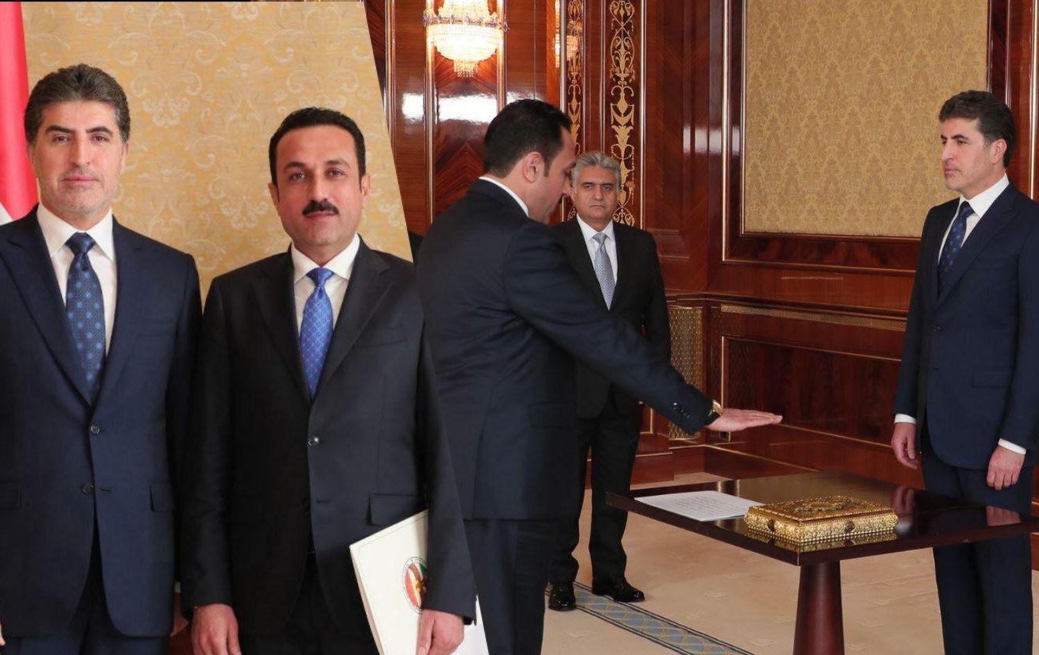 Erbil Valisi Xoşnav yemin ederek göreve başladı