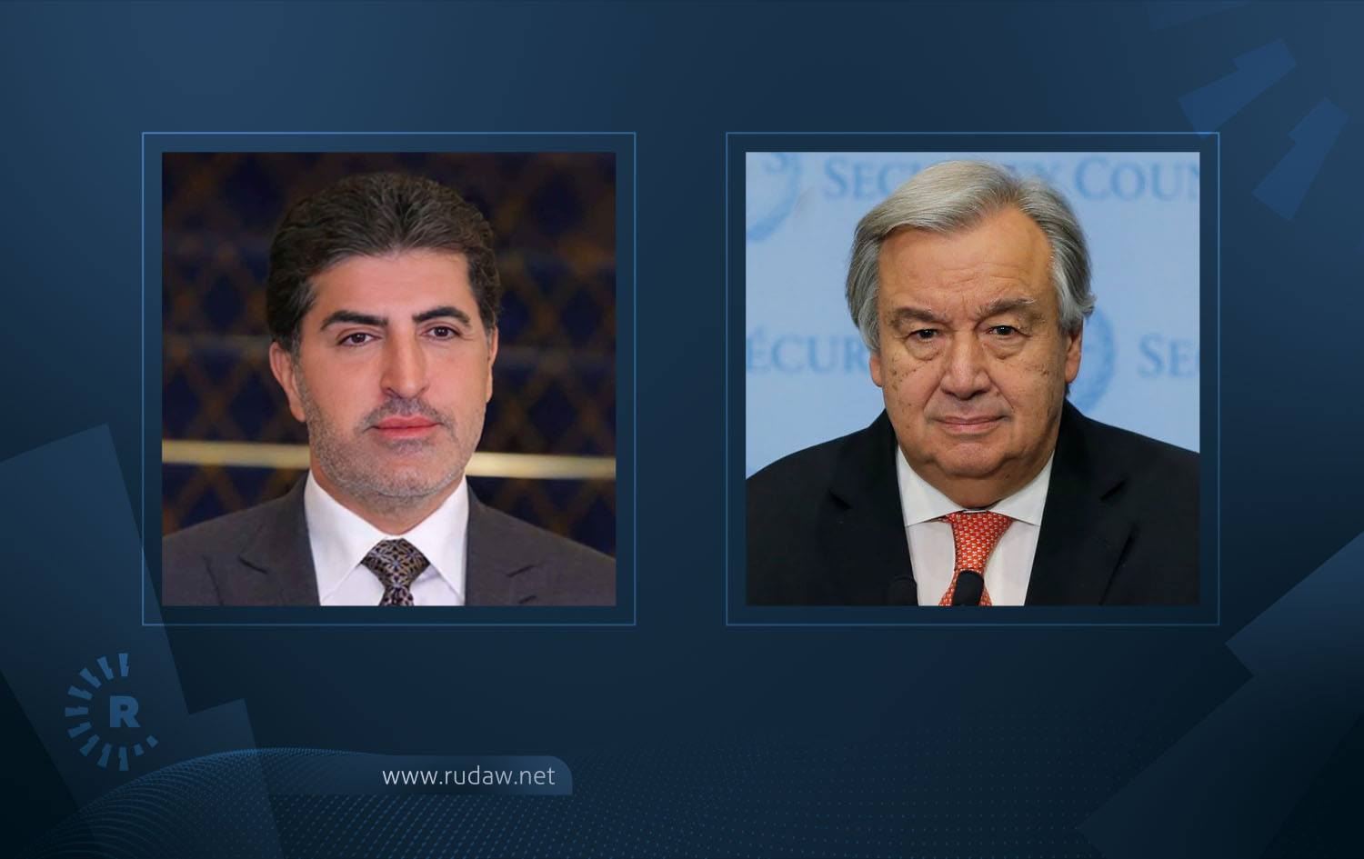 BM Genel Sekreteri Guterres’ten Neçirvan Barzani’nin çağrısına yanıt