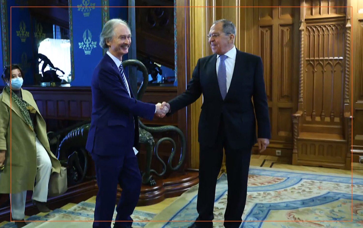 Sergey Lavrov û Gier Pedrsen li Moscowê civiyan