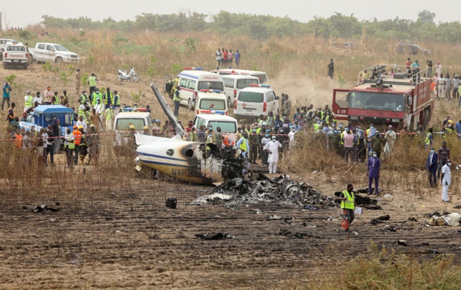 Nijerya’da askeri uçak düştü: 7 ölü