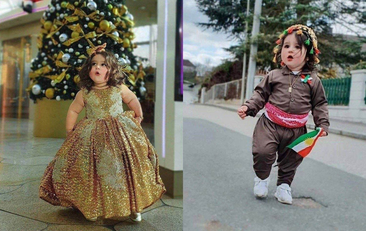 وێنە.. منداڵێکی کورد نمایشی جلوبەرگ بۆ کۆمپانیاکانی نەمسا دەکات