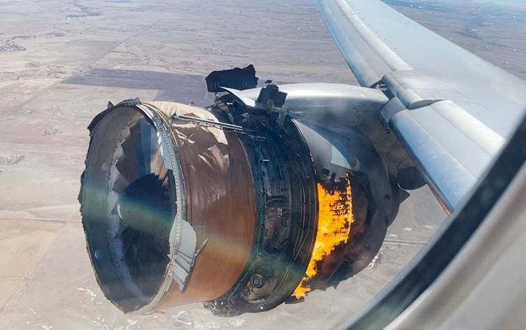 ABD’de havada alev alan uçak soruşturulacak