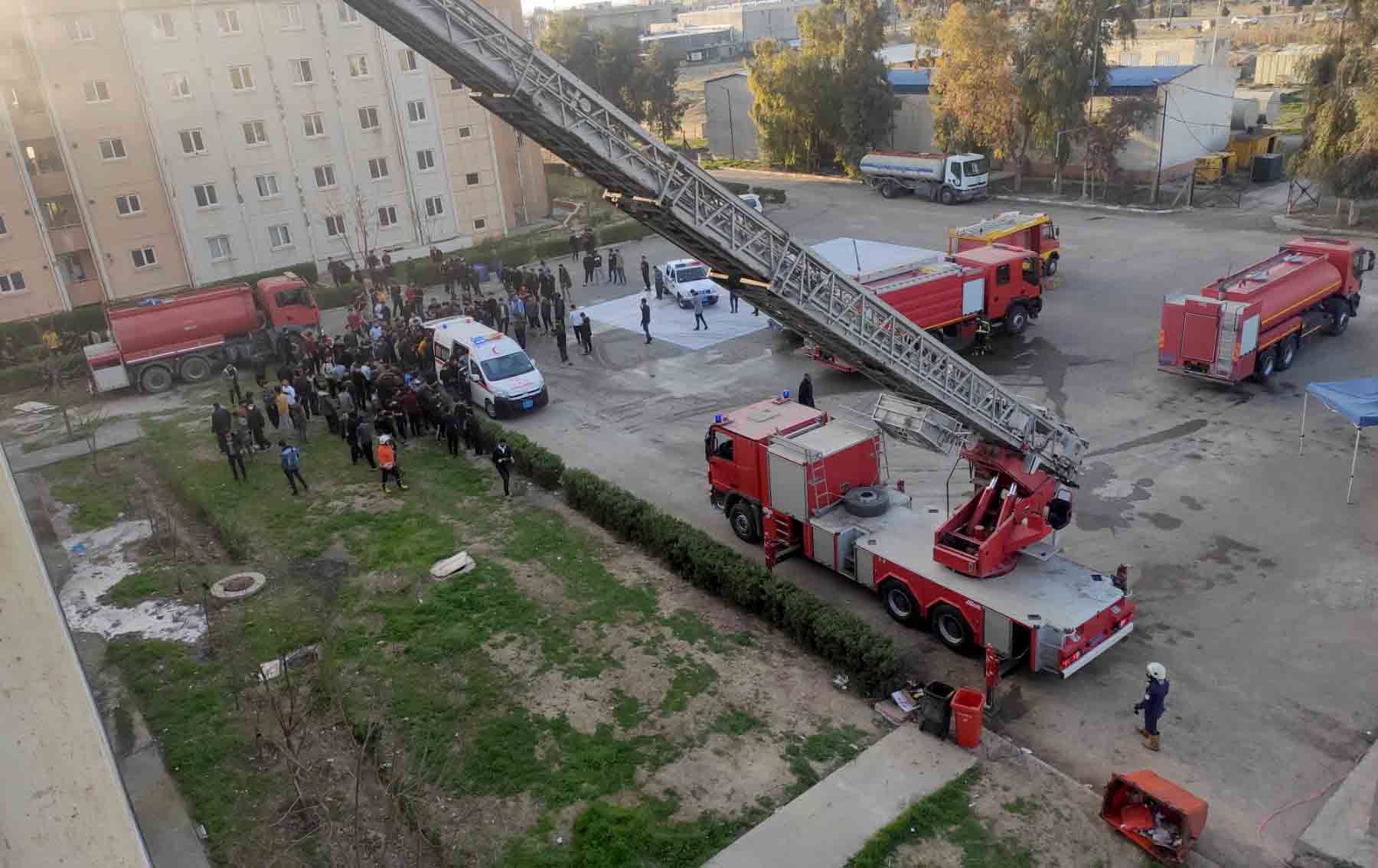 ئاگر لە بەشەناوخۆیی شەهید شەوکەت کەوتەوە