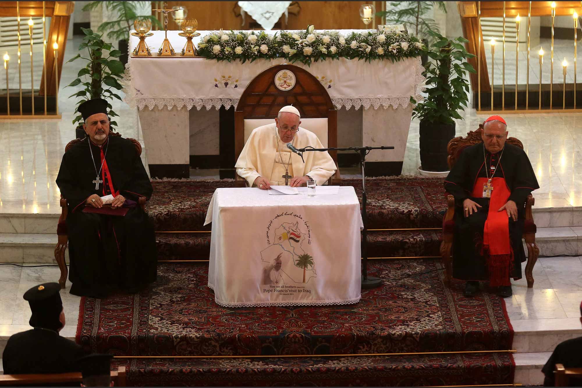 نەتەوەیەکگرتووەکان: سەردانی پاپا فرانسیس بۆ عێراق نیشانەی هیوایە