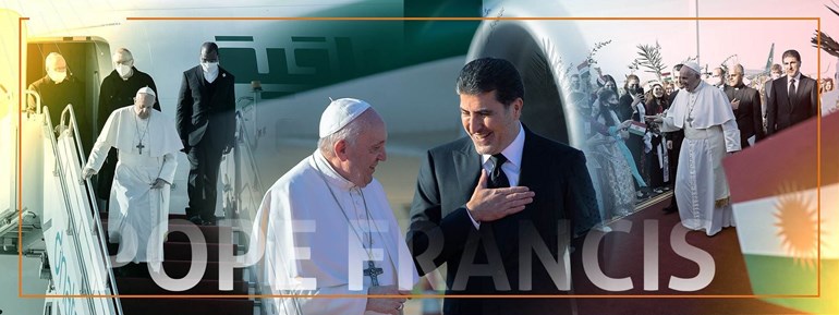 Papa Francis li Kurdistanê ye