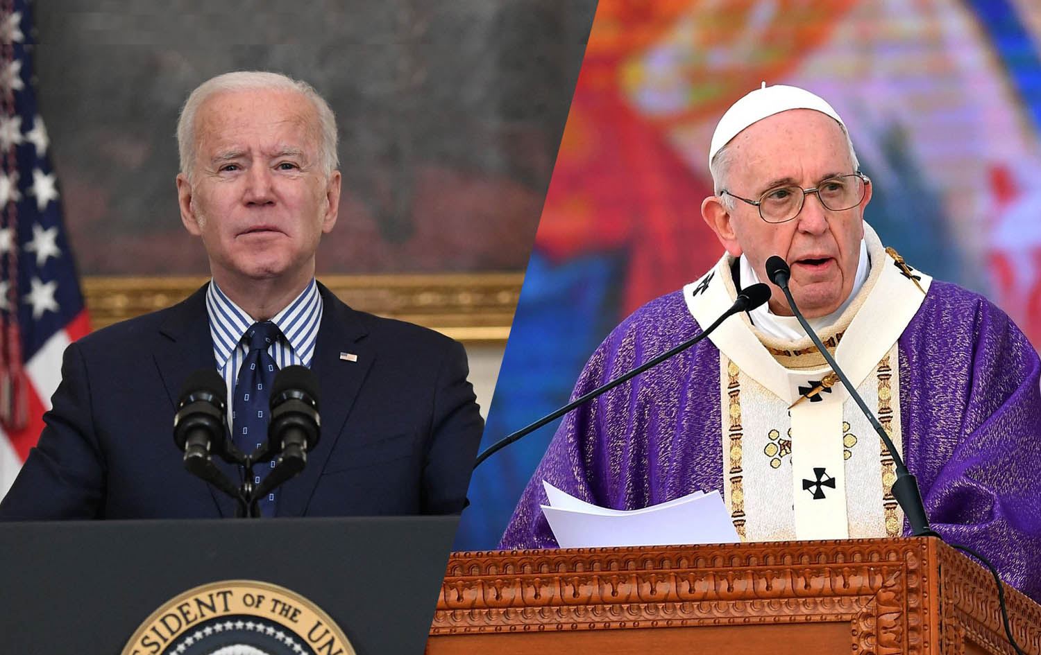 سەرۆکی ئەمریکا: سەردانی پاپا فرانسیس بۆ عێراق پەیامێکی گرنگ بوو