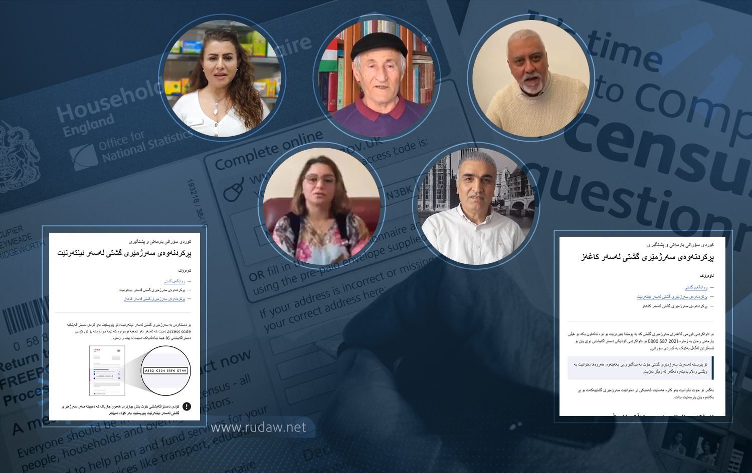 لە بەریتانیا سەرژمێری دەکرێت و کوردانی وڵاتەکەش دەڵێن، وەکو کورد خۆیان تۆماردەکەن