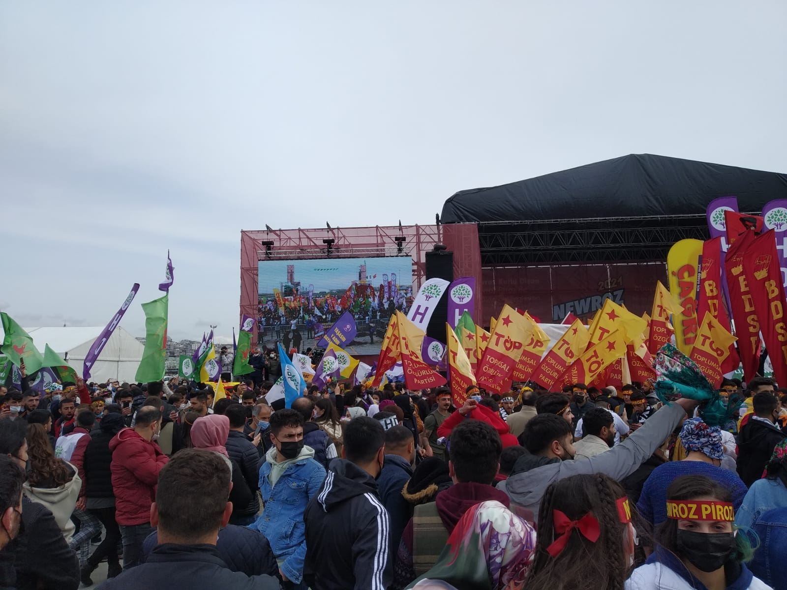 İstanbul'da Newroz kutlamaları gerçekleştirildi