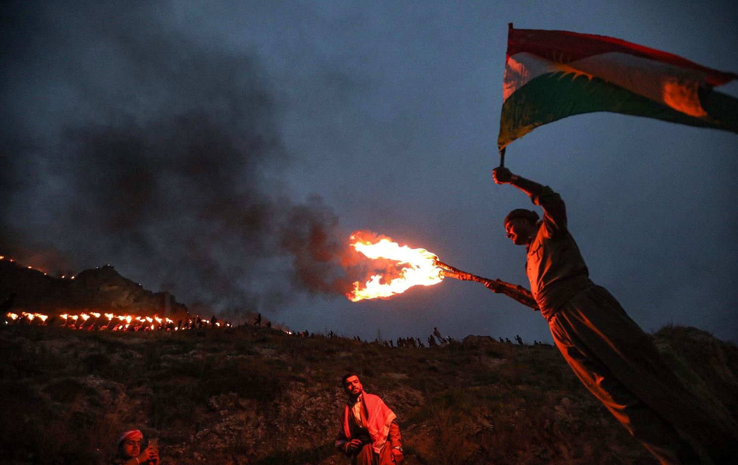 Cegerxwîn di helbestên xwe de cihekî berçav û girîng daye Newrozê