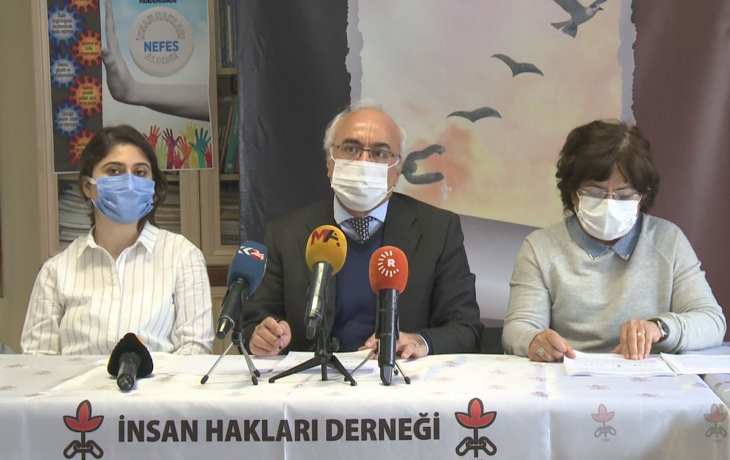 ÎHD: 1182 girtiyan serlêdana binpêkirina mafan kirine