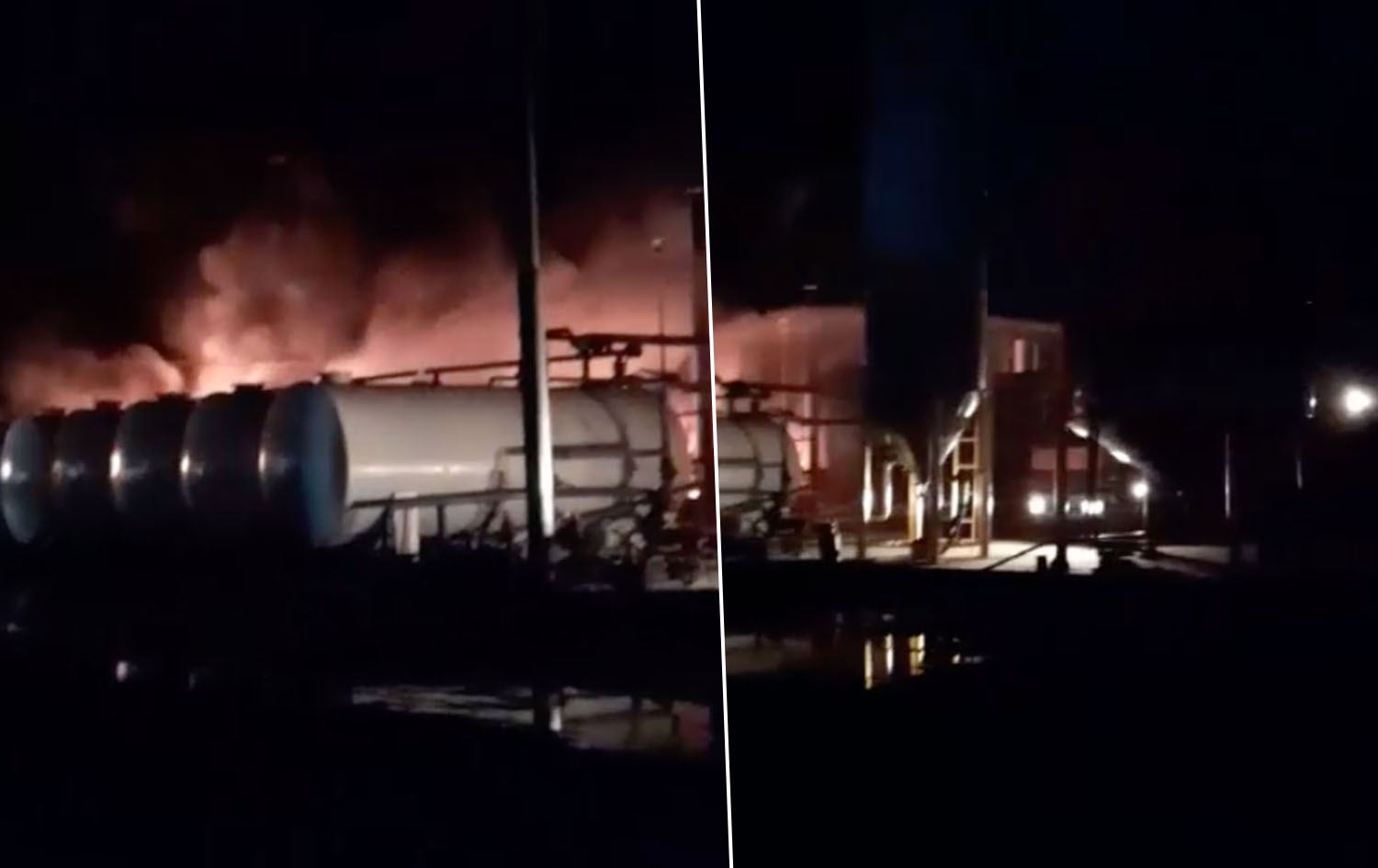 Erbil’de yakıt deposunda yangın: 4 yaralı